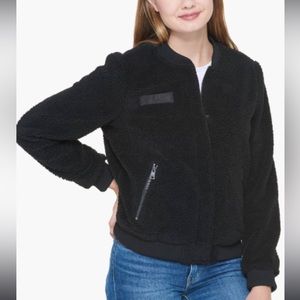 Levi’s sherpa teddy bomber jacket